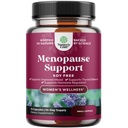Vollständige Kräuter Menopause Ergänzung für Frauen - Soy Free Female Hormone Balance Kapseln für Nacht Sweats Hot Flashes & Mood Swings mit Dong Quai, Chaste Berry & Black Cohosh Root - 75 Count Pack