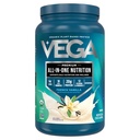 Vega Bio All-in-One Vegan Protein Pulver, Französisch Vanille -Superfood Zutaten, Vitamine für Immunität Unterstützung, Keto Friendly, Pea Protein für Frauen & Männer, 1,5 lbs (Pack von 1)