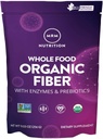 MRM Nutrition Whole Food Organic Fiber | mit Enzymen + Präbiotika | Unlösliche + lösliche Fasern | Verdauungs-Gesundheit + Regularität | 6g Faser pro Servieren | 32 Servietten