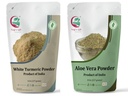 Multipack | Weißes Kurkumapulver + Aloe vera Pulverbündel | 8 oz je