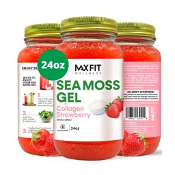 Gel grezzo 24oz Wildсrafted Gold Sea Moss Gel da Saint Lucia | 92 Vitamine e Minerali | Pure Raw+ Non OGM