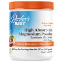 Ärzte Beste hohe Absorption Magnesium Pulver Lysinate Glycinat 100% Chelat, Muskelentspannung & Schlaf-Unterstützung, Glutenfrei, Vegan, 100% Chelat Net Wt. 12.1 oz (340 Gramm), Frucht-Punch Flavor