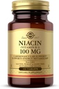 Solgar Niacin (Vitamin B3) 100 mg - 100 Tabletten - Unterstützt Energiemetabolismus - Non-GMO, Vegan, Glutenfrei, Dairy Free, Kosher - 100 Servierungen