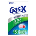Gas-X Extra Strength Kaubare Gas Relief Tabletten mit Simethicone 125 mg, Kirsche - 48 Zähler