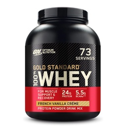 Optimum Nutrition Gold Standard 100% Whey Protein Powder, French Vanilla Crème, 5 Pfund (Packaging May Vary)