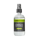 DMSO 8 once. Liquido in una bottiglia di spruzzo di vetro sterile, puro grado farmaceutico del 99,995%, non diluito, basso odore, solfossido di dimetil