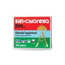Sun Chlorella 200 mg Green Algae Superfood Supplement - Pulverisierte Zellwand - Chlorophyll, CGF, Active B12, Eisen, Protein - Non-GMO - 300 Tabletten