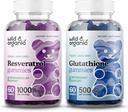 Resvératrol sauvage et biologique Gummies et Glutathion L