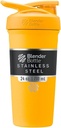 BlenderBottle Sport Insulated Stainless Steel Shaker Bottle mit Wire Whisk, 24-Ounce, Mango – Protein Shakes & Hydration für Athleten & Fitness Enthusiasten, Easy Mixing, hält Getränke kalt, Lockable Lid