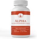 PURE ORIGINAL INGREDIENTS Alpha Glycerylphosphorylcholin (Alpha GPC), (100 Kapseln) Immer rein, keine Additive oder Füllstoffe, Lab Verifiziert