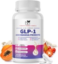 Akkermansia Probiotic Supplement für Damen und Herren, Natürliche Präbiotika für Verdauung, Gut Gesundheit, Energie, Gesamtgesundheit, Verdauungsergänzung mit Soja-Lsoflavone, Bromelain, 60 Kapseln