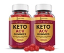 Justified Laboratories (2 Pack Große Ergebnisse Keto ACV Gummies 1000MG mit Granatapfelsaft Rübe Wurzel B12 120 Gummys