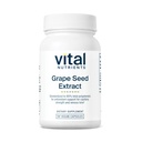 Vital Nährstoffe Getreide Saatgut Extrakt 100mg | Potent Antioxidans und Unterstützung für Zirkulation, Kapillare und Vene Gesundheit | Gluten, Dairy, Soy Free | Non-GMO | 90 Kapseln