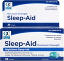 Qualität Wahl Max Stärke Schlafhilfe, Nacht Schlafhilfe Diphenhydramin HCI 50 mg, Non Habit Forming für okziale Schlaflosigkeit, Einfach zu Schluck Softgels, 32 Count Bottle