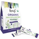 Konsyl Organic Daily Psyllium Fiber Stick Packs - On-The-Go Fiber Supplement Powder - Günstig, All-Natural Soluble Fiber, Gluten-Free & Sugar-Free, Vegan & Keto - 30 Packets