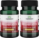 Swanson Resveratrol 100 100 Milligramme 30 Kapseln (2 Packung)