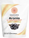 Samsara Kräuter Aronia Berry 20:1 Extraktpulver (4oz/114g) - Antioxidans, Flavonoide und Polyphenole Supplement - High ORAC - Native American Berry - Verbessertes Wohlbefinden