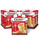 Quest Nutrition Ready to Drink Salted Caramel Protein Shake, 30g Protein, 3g Net Carbs, Gluten Free, Keto Friendly, 11 fl.oz 4 Count(Pack von 3)