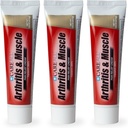 CareAll Capsaicin Arthritis, Muskel und Gelenke Creme 1,5 Unzen (3 Pack), Relief von Minor Aches und Schmerzen von Backache, Sprains, Strains, Arthritis. Fragrance Free