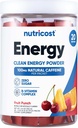 Nutricost Energy Complexe Stickpack (20 portions) Fruit punch aromatisé - sans gluten + non-OGM