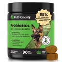 Pet Honesty Probiotics for Dogs for Occasional Diarrhea & Bowel Support, Verdauungsenzyme mit Präbiotika für Gutgesundheit für Hunde, Immunität Health & Itch Relief (Pumpkin 90 ct)