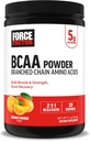 Kraftfaktor BCAA Aminosäuren Supplement 2:1:1, Delicious and Refreshing BCAA Powder, um Muskel-Recovery und -Performance zu unterstützen, keine künstlichen Farben oder Geschmacksrichtungen, Orange Mango, 30 Portionen