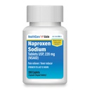 HealthCareAisle Naproxen Sodium, 220 mg - 200 caplets - anti-douleur et réducteur de fièvre, jusqu'à 12 heures de soulagement