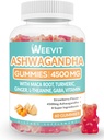Zuckerfreie Ashwagandha-Gummi für Damen und Herren, Ashwagandha Gummy mit Maca Root Powder