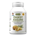 ANDREW LESSMAN Digest Assure 180 Capsules - Umfassende Mischung von leistungsfähigen natürlichen Enzymen zur Unterstützung und Verbesserung der Verdauungs-Gesundheit, Vegetarisch-Sourced Enzyme, Small Easy to Swallow Kapseln