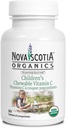 Nova Scotia Organics Kinder Chewable Vitamin C (30 Chewable Tablets); Certified Organic; Vegan, Bio Acerola Beeren