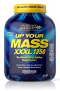Maximale menschliche Leistung MHP UYM XXXL 1350 Massen Baugewicht Gainer, Muskelmasse Gains, w/50g Protein, High Calorie, 11g BCAAs, Leucine, Milchschokolade, 8 Portionen