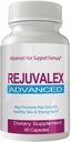 Rejuvalex Advanced Hair Growth Formula - Einzigartige Ergänzung mit Vitaminen und Mineralien mit Biotin - Gluten Free 60 Kapseln - Haar Lash Haut und Nägel Extra Stärke Formel Wachstum steigern