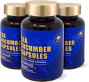 Sea Cucumber, Wild Caught Capsules Sea Cucumber, Natural Extract Supplement, Super Natural Antioxidant, Immun Builder, Knorpelschutz - 90 Kapseln, 500mg/Bottle - Drei Flaschen