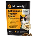 Cat Immune Support Lysine – Allergy Relief & Immune Health Supplement für Katzen mit L-Lysine, Kolostrum, Quercetin & Omega-3 – Beruhigt Sneezing, Runny Nose & Itchy Skin Chicken, (30-Day Supply)