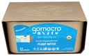 GoMacro MacroBar Organic Vegan Protein Bars, Burro di arachidi, 2.3 Barre di oncia (Pack di 12)