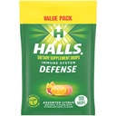 HALLS Verteidigung sortierte Citrus Vitamin C Tropfen, Wert Pack, 180 Tropfen