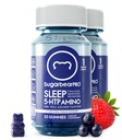 SugarBearPro Sleep Gummy 2 Month Supply, Extra Strength Melatonin 6mg, für Männer & Frauen, Vegan Vitamin B6, L-Theanin, 5 HTP, Valerian, Schlafhilfe für Erwachsene & Jugendliche, Certified Kosher