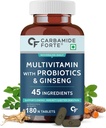 Rise Multivitamin generico compresse per uomini e donne con probiotici Supplemento - 180 compresse veg