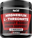 Magnesium L-Threonate mit Irish Sea Moss, L-Theanin und mehr - 90 Kapseln - Beeindruckende Vorteile für Unterstützung Mood, Gehirngesundheit, Energieproduktion, Fähigkeit zu erinnern, Fokus