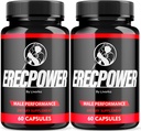 LIVORKA Erecpower Multivitamin Male Performance Kapseln für Herren Gesundheit, Advanced Formula - 120 Kapseln (2 Monate Versorgung) - Paket von 2