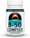 Quelle Naturals B-50 Complex, unterstützt Energieproduktion* - 50 Tabletten