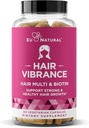 Vibrance Haarwachstum Vitamine für Frauen – Wachsen Sie Haare schneller, gesünder und stärker mit Potent MultiBlend von Biotin & OptiMSM – unterstützt Thicker, Shinier Hair & Regrowth – 60 vegetarische Soft Capsules