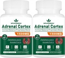 11-in-1 Adrenal Support Supplement, Cortisol Supplement mit Pantothensäure und Ashwagandha - Unterstützt gesunde Nebennieren Funktion, Energie und Entspannung - 120 Kapseln