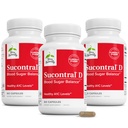 Terry Naturally Sucontral D - B-Complex & Folate Supplement - Kohlenhydrat Metabolismus Unterstützung - Vitamin & Mineral Supplement mit Zink & Chrom - 60 Kapseln (Pack von 3)