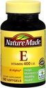 Natur Made dl-Alpha Vitamin E 400 IU Softgels 180 Weichgel (Pack mit 8)