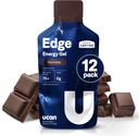 UCAN Edge Energy Gel Shots, Schokolade (12, 2 Unze Packets) für Laufen, Training, Workouts, Fitness, Radfahren, Crossfit | Sugar-Free, Vegan, & Keto Friendly Energy