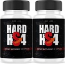 rize labs Hard HS4 Capsules, Hard HS4 für Herren Gesundheit, Hard HS4 Extra Strength Pills, Hard HS4 Male Support für Gesamtleistung, Hard HS4 Maximum Formula Reviews (120 Kapseln) (Pack von 2)
