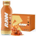 RAW Ready-to-Drink Protein Shake, Salted Caramel - RTD Protein Drinks mit Grass-Fed Whey Protein Isolate für Post-Workout - Zero-Sugar & Gluten-Free Meal Replacement Drink & Breakfast Shake, 12 Fl Oz