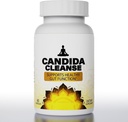 Candida Cleanse- Gut & Colon Support, Advanced Probiotic & Herbal Formula, Natural Herbal Formula (60 Kapseln) A