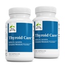 Terry Natürliche Schilddrüsenpflege - Immune Health & Energy Support Formula - Nahrungsergänzung mit Jod für Schilddrüsengesundheitsunterstützung - Wellness Supplement mit L-Tyrosine - 120 Kapseln (Pack von 2)